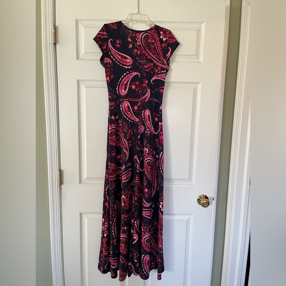 OLIVIA MATTHEWS Maxi Faux Wrap Dress - Picture 2 of 4